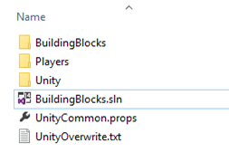 Unity 3D Project for Visual Studio